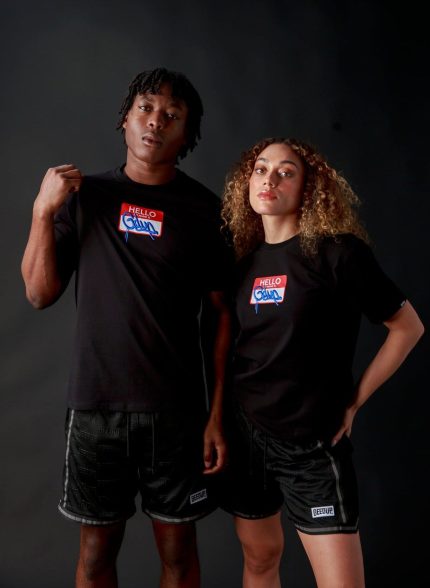 GDUP Black Sticker T-Shirt (3)
