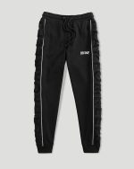 Geedup Play For Keeps Black/White Trackpants