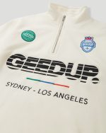 Geedup Sportsman Badges QTR ZIP Cream Light