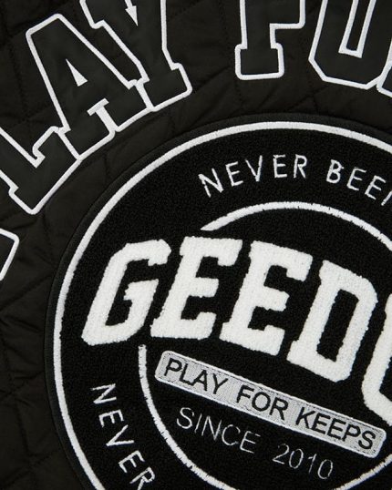 Geedup PFK Quilted Black Jacket