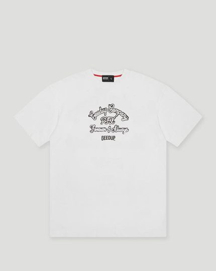 Geedup Company White/Navy T-Shirt