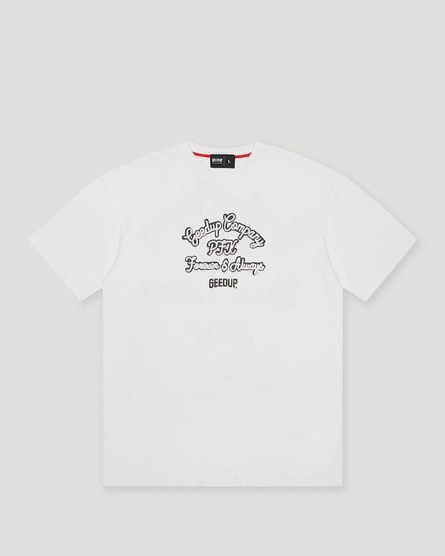 Geedup Company White/Navy T-Shirt Geedup Company White/Navy T-Shirt