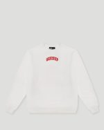 Geedup Strong-Arm Department White/Red Crewneck