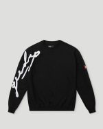 Geedup Script Logo Black Crewneck