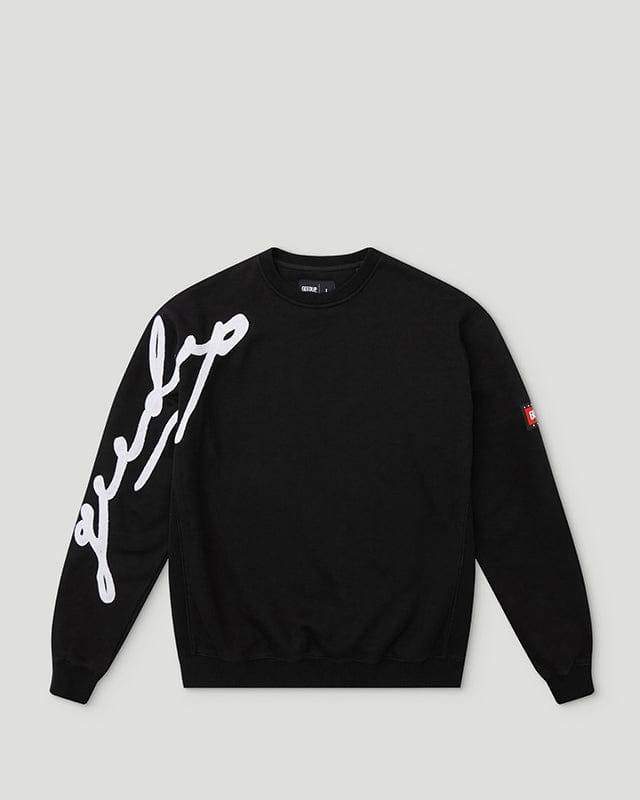 Geedup Script Logo Black Crewneck Geedup Script Logo Black Crewneck