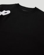 Geedup Script Logo Black Crewneck