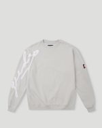 Geedup Grey Script Logo Crewneck