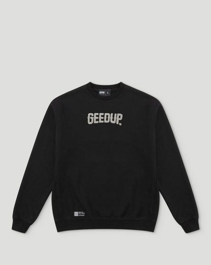 Geedup Always Neighbourhood Black Crewneck