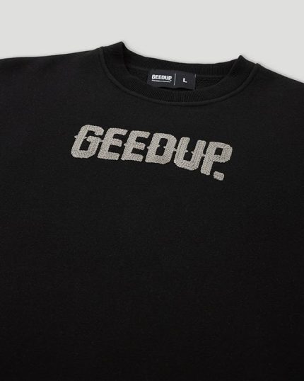 Geedup Always Neighbourhood Black Crewneck