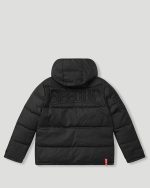 Geedup Core Logo Reversible Puffer BlackWhite Jacket