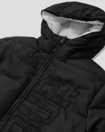 Geedup Core Logo Reversible Puffer BlackWhite Jacket