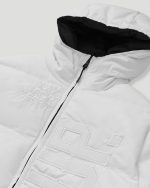 Geedup Core Logo Reversible Puffer BlackWhite Jacket