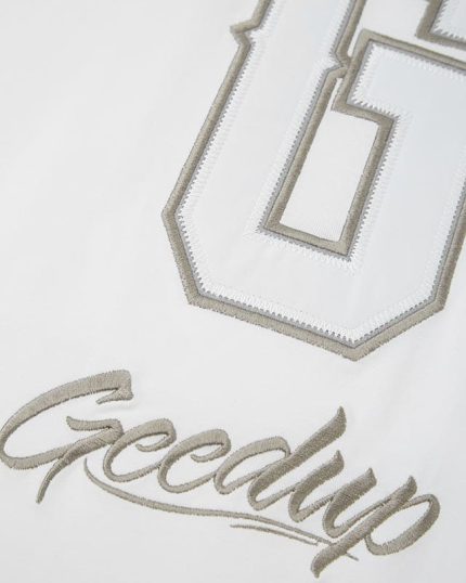 Geedup G Script Logo White T-Shirt