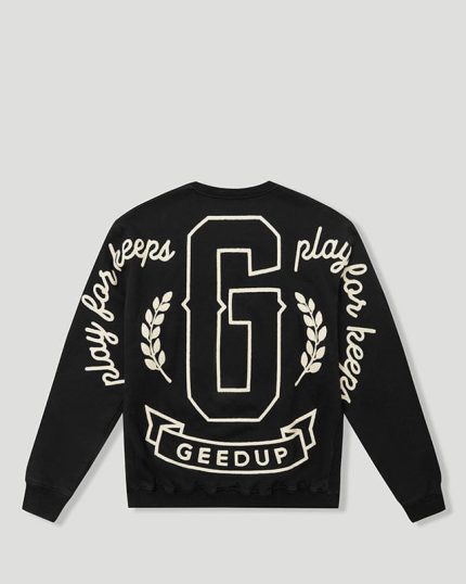 Geedup GPFK Script Black Crewneck