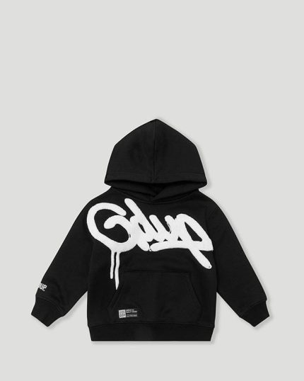 Geedup Handstyle Kids BlackWhite Tracksuit (2)