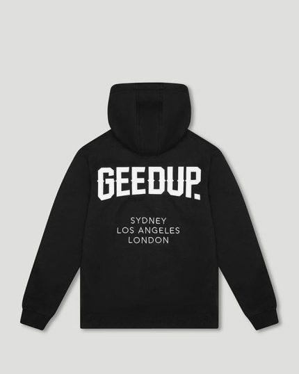Geedup Hoodie Cities BlackWhite