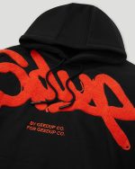 Geedup Hoodie Handstyle BlackBurnt Orange