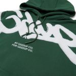Geedup Hoodie Handstyle GreenWhite