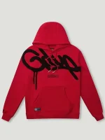 Geedup Hoodie Handstyle Red & Black