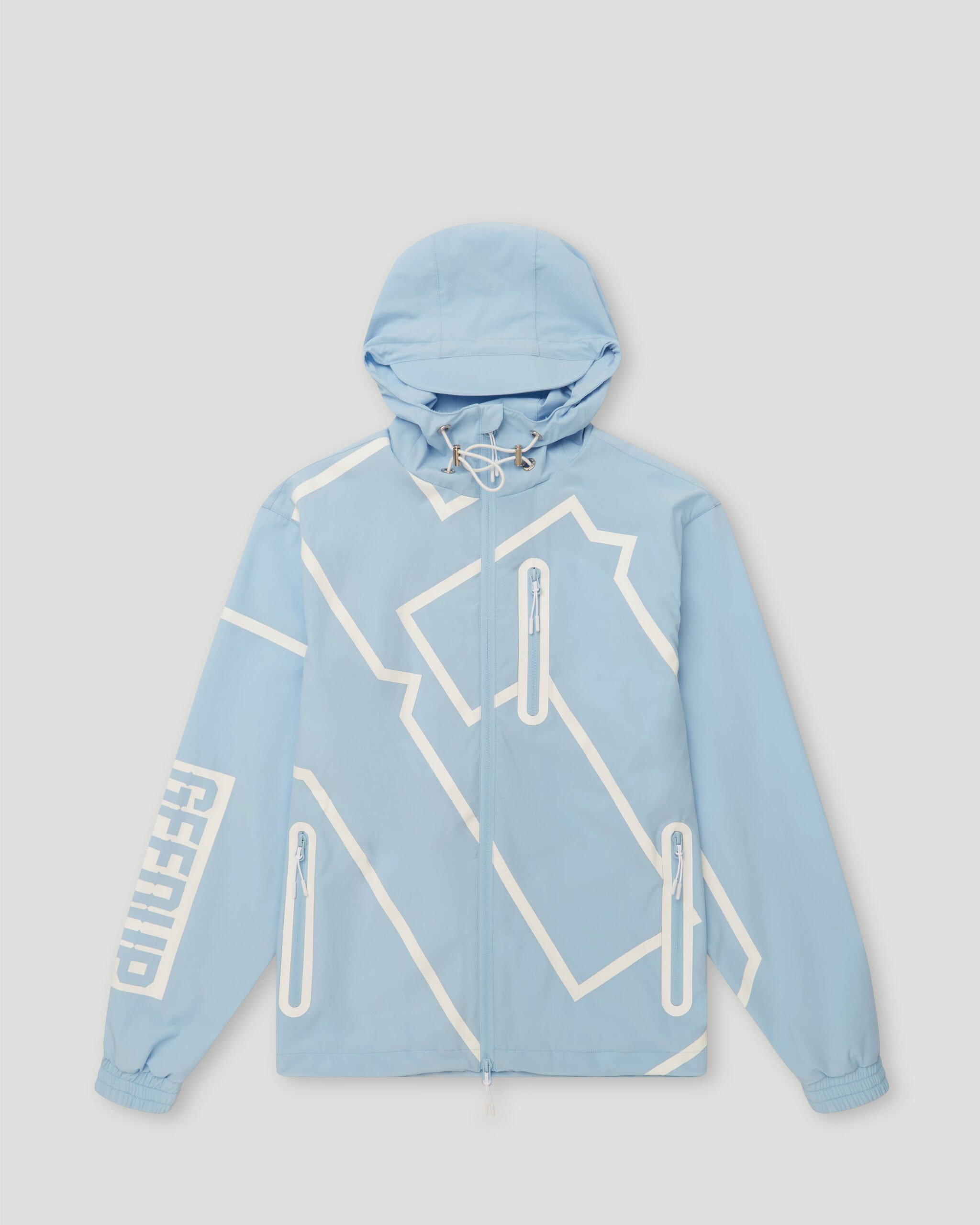Geedup Hoodie OS G Lightweight Jacket Cool Blue (2) Geedup Hoodie OS G Lightweight Jacket Cool Blue