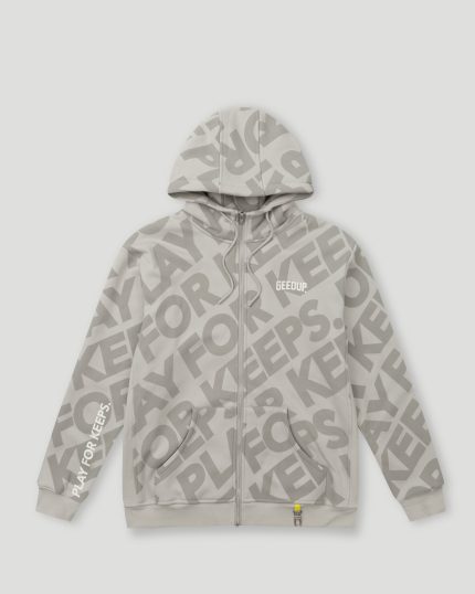 Geedup Hoodie PFK Monogram Zip Concrete Jacket