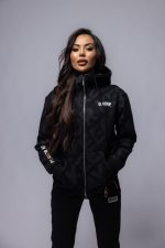Geedup Hoodie PFK Monogram Zip Jacket Black