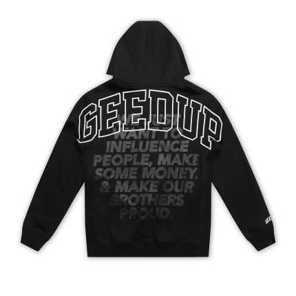Geedup Hoodie Proud Team Logo Hoodie Black