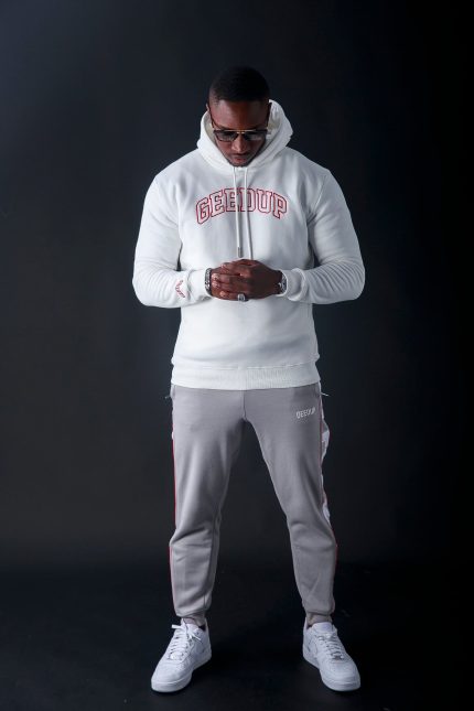 Geedup Hoodie Proud Team Logo WhiteRed