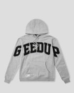 Geedup Hoodie Team Logo Grey MarleBlack