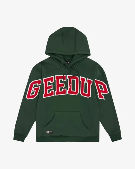 Geedup Hoodie Team Logo Khaki Red (New)