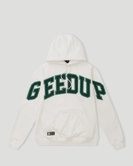Geedup Hoodie Team Logo White/Green