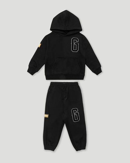 Geedup OS G Black Kids Tracksuit