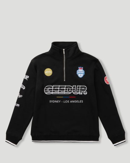 Geedup Play For Keeps BlackRed Qtr Zip