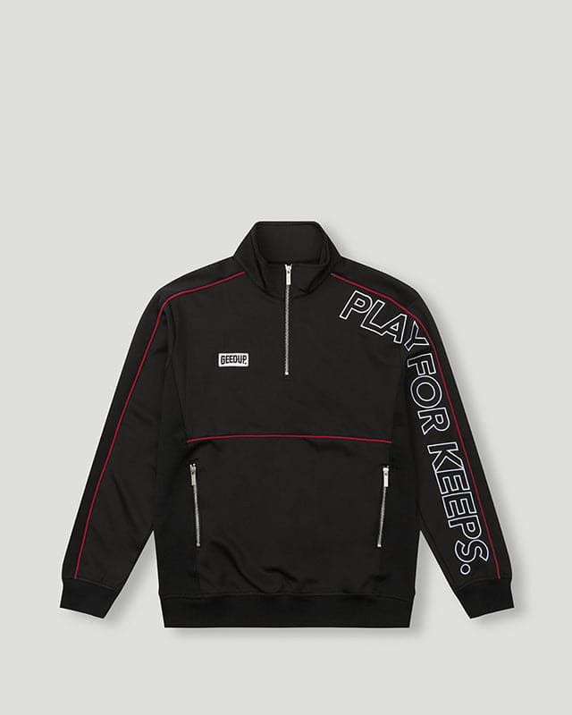 Geedup Play For Keeps BlackRed Qtr Zip (4) Geedup Play For Keeps BlackRed Qtr Zip (4)