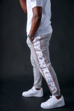 Geedup Play For Keeps Grey/Red Trackpants