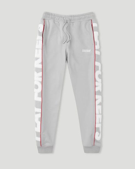 Geedup Play For Keeps Grey/Red Trackpants