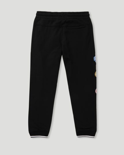 Geedup Sportsman Badges Black Trackpants