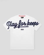 Geedup T-Shirt PFK Script White/Navy