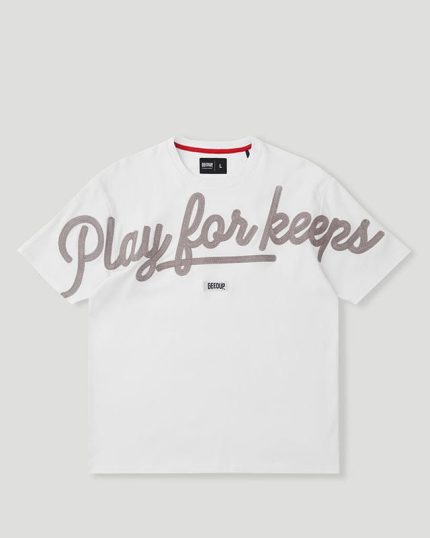 Geedup T-Shirt PFK Script White/Grey