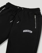 Geedup Team Black Logo Trackpants