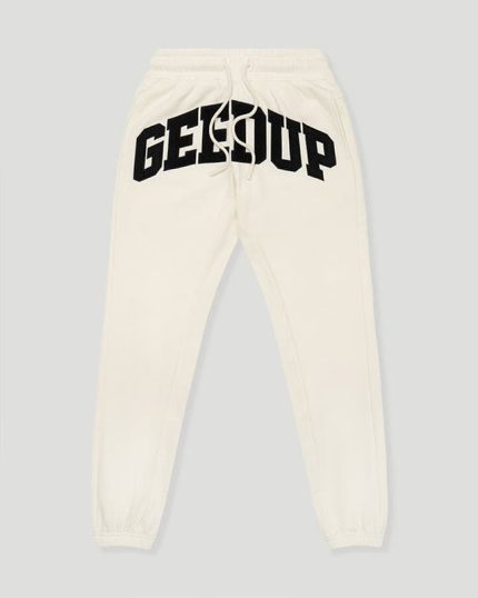 Geedup Team Logo ButtercreamBlack Trackpants