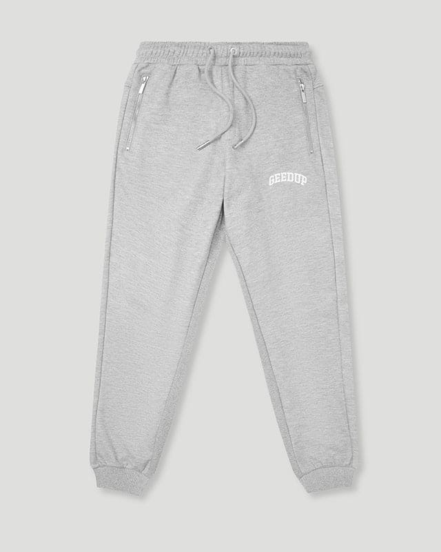 Geedup Team Logo Trackpants Marle Grey Geedup Team Logo Trackpants Marle Grey