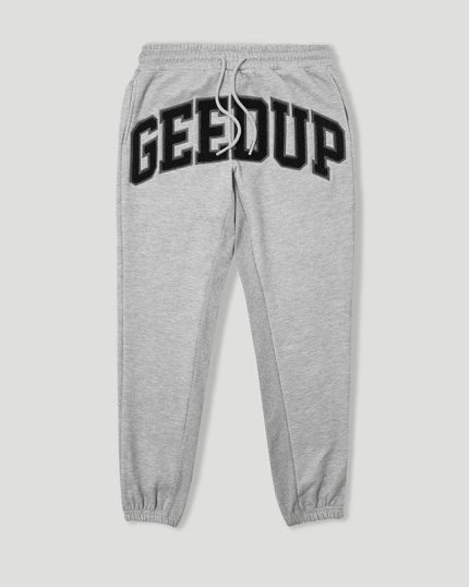 Geedup Team Logo Trackpants Marle/Black Grey