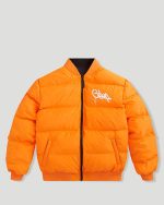 Geedup Team LogoHandstyle Reversible BlackOrange Bomber