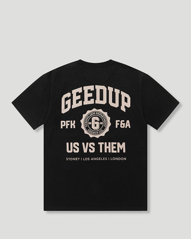 Geedup Us vs.T-Shirt Them BlackPink Geedup Us vs.T-Shirt Them Black/Pink