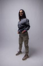Geedup PFK Core Logo Embossed Asphalt Crewneck