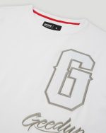 Geedup G Script Logo White T-Shirt