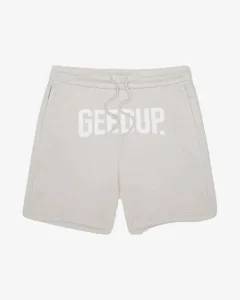 Geedup CITIES SHORTS GREY WHITE
