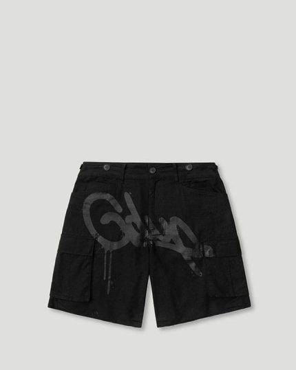 GEEDUP Handstyle Cargo Short Black