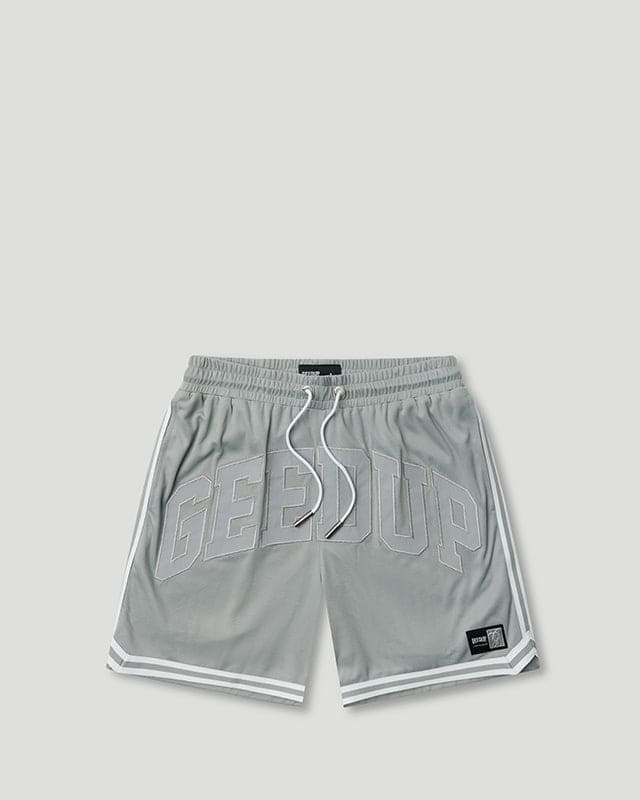 GEEDUP Team Logo B-Ball Short Grey GEEDUP Team Logo B-Ball Short Grey